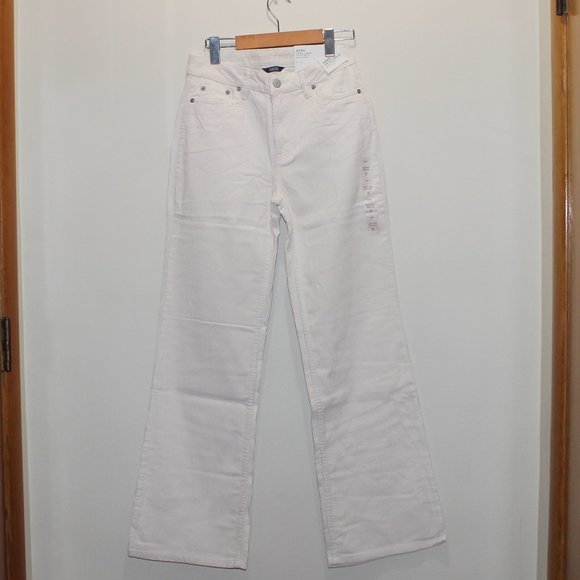 Aeropostale Pants - Aeropostale High-Rise Wide Leg Corduroy Pants Women White